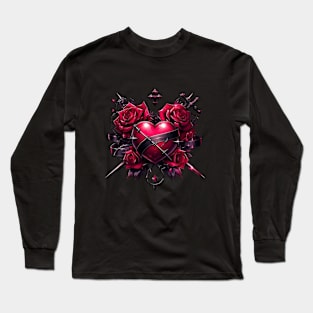 Gothic heart Long Sleeve T-Shirt